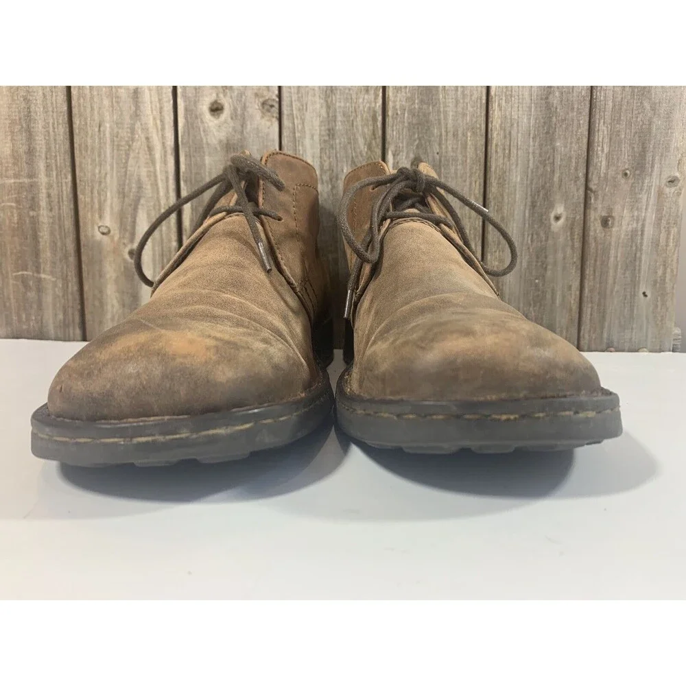 Born Harrison Chukka Brown Leather Boots Mens Shoe Size 10.5